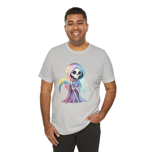 Cute Colorful Reaper - Short Sleeve Tee